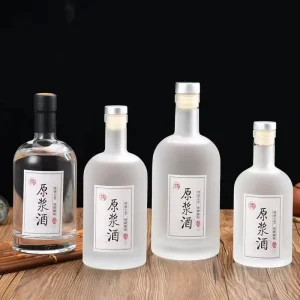 Customized Luxury 750ml Beverage Glass Bottles for Vodka Wine Tequila Brandy Whisky