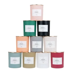 Customized Private Label Soy Wax Christmas Glass Jar Candle Natural Essential Fragrance Oil 100pcs Handmade