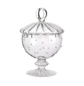 Customized Transparent Glass Food Storage Containers Glass Food Jars With Lids