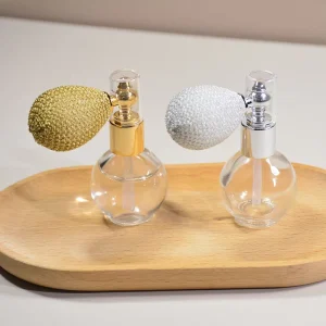 Cute 12ml Empty Cosmetic Packing Cylinder Glass Perfume Bottle