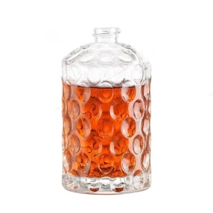 Cylinder Glass Bottle with Cork Sealing for Alcoholic Beverages 750ml