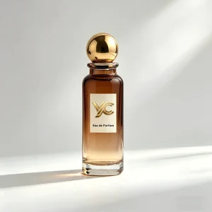 Cylindrical Glass Gradient Perfume Bottle With Lid, 30ml 50ml 100ml