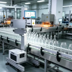 DOCOD High Precision 5W Water cooled Coding Laser Machine New Design UV Laser Printer for Metal Glass Bottle Marking