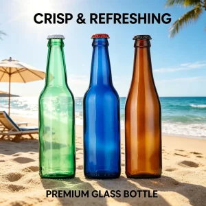 Dark Brown Light-Proof Glass Juice Bottle for Fruit Juice Storage and Beverage Packaging