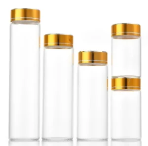 Decorative Borosilicate Glass Tube Bottles