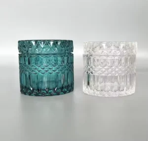 Decorative Soy Wax Candle with Assorted Color Glass Jars Ideal for Spa Meditation Self Care Rituals & Cozy Evening Relaxation