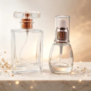 Different Shapes of Glass Perfume Bottles Transparent Glass Perfume Bottles Refillable Perfume Bottles Customizable