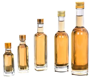 Different-Size Glass Bottle for Olive Oil