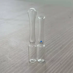 Disposable Clear Glass Ampoules with Breaking Points USP Type I Neutral Borosilicate Glass 1-30ml Capacity for Clinical Injection Drugs