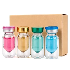 Double-Wall 2ml 3ml 5ml Amber or Clear Tubular Medical Glass Vial for Injections
