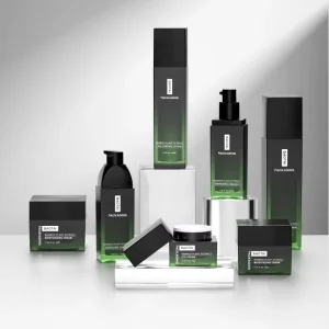 Double Wall Acrylic Square Lotion Packaging and Cream Jar for Skincare