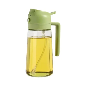 Dual-Purpose Anti-Leak Glass Oil Pot Sprayer for Oil, Soy Sauce, Vinegar, and Seasoning
