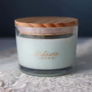 Durable Cylinder Glass Candle Jars with Lids