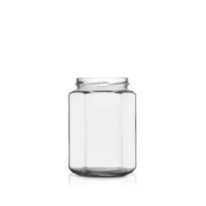 ESAGONALE GLASS JAR 770ML to 82 REG