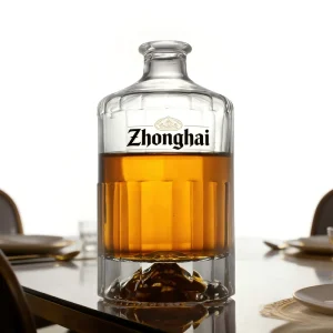 Eco Friendly 500ml Recyclable Light Glass Bottle for Vodka Tequila Rum Gin Whiskey Brandy Offering Custom for Spirit Alcohol