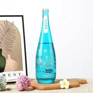 Eco-Friendly Glass Water Bottle 330ml 500ml Custom Logo Printing for Fruit Juice Soda Coffee and Water