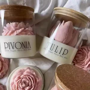Eco friendly Soy Wax Handmade Aromatherapy Scented Candle Custom Logo Option Luxury Glass Jar for Valentine’s Day Diwali