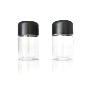 Edibles GummiesJar clear Embossed logo Child Safety Glass Jar for Herb Stash Large Storage Container Jar