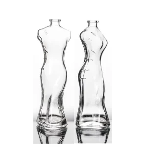Elegant Chinese lady 350ml Woman Body Shape Vodka Bottle