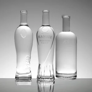 Empty 1 Liter Glass Wine Bottles for Whiskey and Liquor Packaging