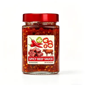 Empty 100ml-1000ml Cylindrical Clear Glass Honey, Jam, and Chili Sauce Jar with Metal Lid