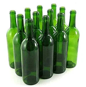 Empty 187Ml 375Ml 500Ml 750Ml 1000Ml Bordeaux Burgundy Shape Glass Green Clear Wine Bottle