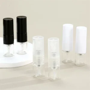 Empty 1ml 2ml 3ml 5ml 10ml Perfume Glass Bottles Cosmetics Spray Sample Tester Vials with Fine Mist Atomizer