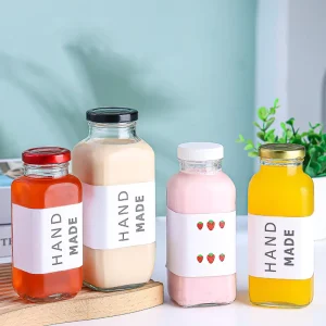 Empty 250 ml 350 ml 500 ml Milk Fruit Juice Alcohol Wine Glass Bottles