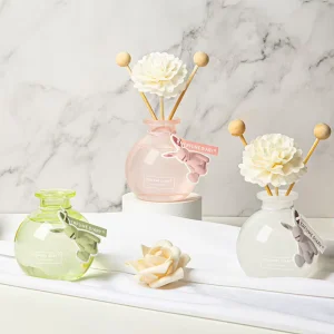 Empty 250ml Refillable Reed Diffuser Glass Bottle with Cap
