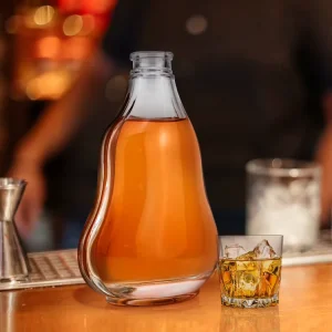 Empty 350ml Wine, Whiskey, and Soda Glass Bottles for Alcohol, Cooking Oils, and Kitchen Storage