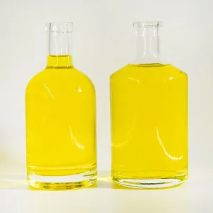 Empty 50ml 100ml 500ml 700ml 750ml 1 Liter Water Juice Milk Coffee Olive Oil Hot Sauce Wine Liquor Drink Glass Bottle with Label