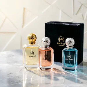 Empty 50ml 100ml Matte Flat Perfume Glass Bottles with Customized Gift Box and Lid