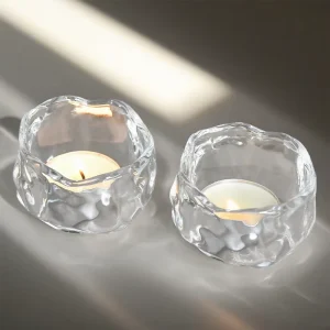Empty 50ml Transparent Glass Candle Jars