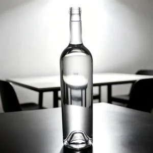 Empty 750ml Glass Bottles for Tequila Vodka Brandy Whiskey Gin Rum with Screen Printing