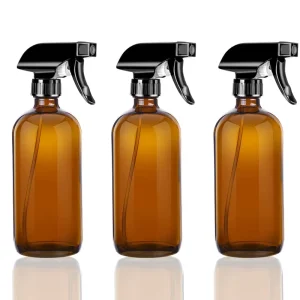 Empty Amber Glass Spray Bottles Refillable Empty Brown Glass Spray Bottle Glass Containers for Oils