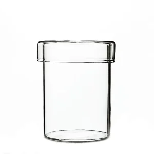Empty Candle Container Luxury Glass Candle Jar With Lid Decoration DIY Aromatherapy