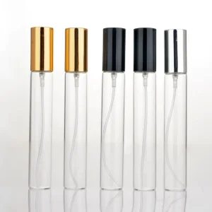 Empty Clear Crystal Glass Perfume Bottle