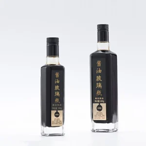 Empty Clear Flint Glass Cruet Bottles 500ml 700ml 750ml for Soy Sauce Cider Vinegar Liquor Olive Oil
