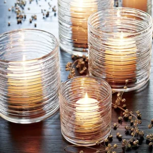 Empty Clear Glass Candle Jar for Candle Making