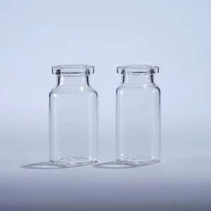 Empty Clear Glass Vials Sterile Injection Glass Bottles for Cosmetic Serum Essential Oil and Lab Use