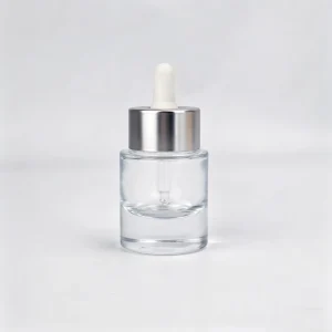 Empty Cosmetic Glass Dropper Bottle with 15ml 30ml 50ml Transparent Glass Dropper Bottle for Essential Oil Glass Dropper Bottle