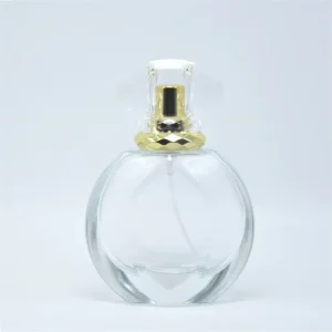 Empty Crystal Design Glass Perfume Bottle