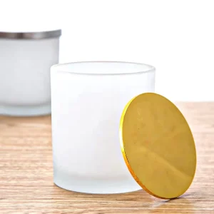 Empty Glass Candle Jar Luxury Unique Reusable Valentine’s Day Aromatherapy Container DIY Candlestick Large Capacity