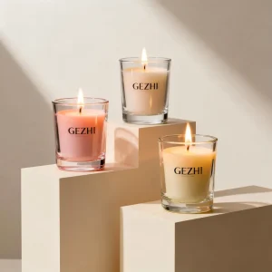 Empty Glass Candle Jars with Lids, 220 ml, 315 ml, 430 ml