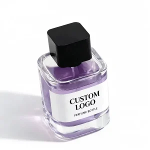 Empty Glass Perfume Bottles 30ml 50ml 100ml Clear Square Customizable