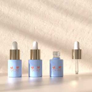 Empty Glass Vials 15ml 18ml 25ml 35ml with Pump for Aromatherapy Diffuser and Travel Skin Care