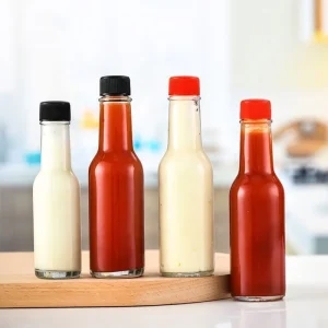Empty Hot Sauce 90ml 150ml Ketchup Packaging Woozy Bottle 5oz Salad Dressing Bottle