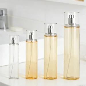 Empty Plastic PET Perfume Bottle Body Mist Container 250ml 8oz Roll Pump Spray Bottle