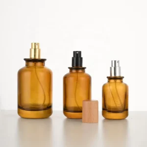 Empty Refillable Glass Perfume Spray Bottle for Various Fragrances