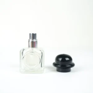 Empty Transparent Glass Perfume Bottle 50ml